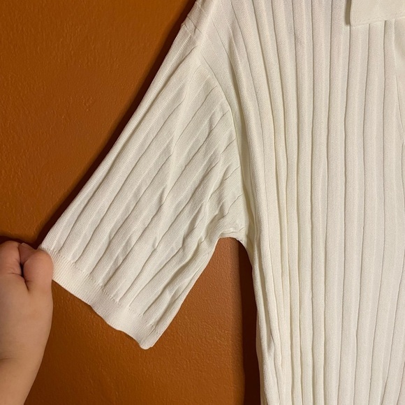 NWT H&M Oversized Polo Tee - Picture 5 of 7